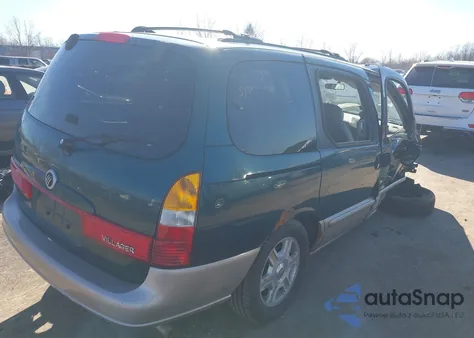 2002 Mercury Villager Estate из США, поврежденный, VIN 4M2ZV14T82DJ16538